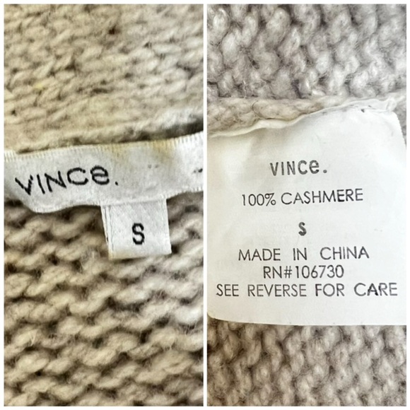 A Vince Cashmere Open Front Cardigan, S - Picture 6 of 14